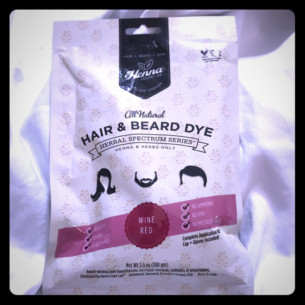 Henna Color Lab All Natural Hair Dye in Wine Red